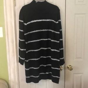 reference point eyelash stripe knit pullover dress (2)